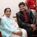 with Asha Bhosale